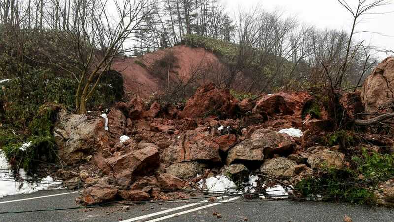 Belum Usai Gempa, Tanah Longsor Ancam Jepang