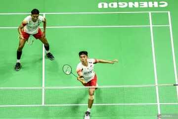 Bagas/Fikri Kandas, Indonesia Runner Up Piala Thomas 2024