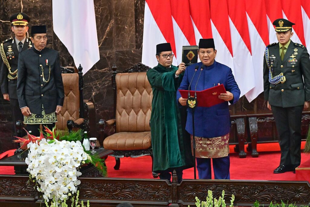 Prabowo Subianto dan Gibran Rakabuming Resmi Dilantik Sebagai Presiden dan Wakil Presiden RI