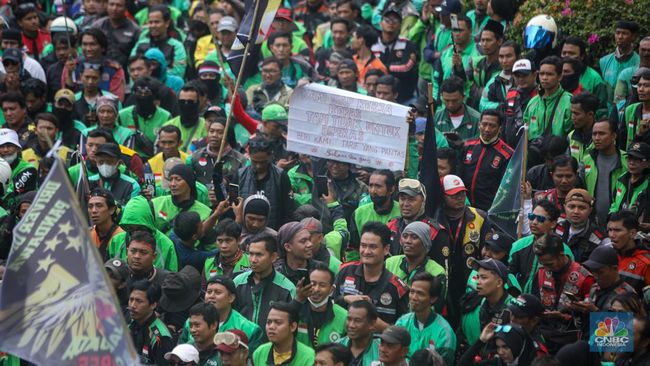 Catat! 1.000 Sopir Ojol-Kurir Demo Besar Gruduk Kemnaker 17 Februari