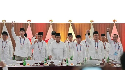 Gerindra Umumkan Prabowo Maju Pilpres 2029 di Hadapan Para Ketum KIM Plus