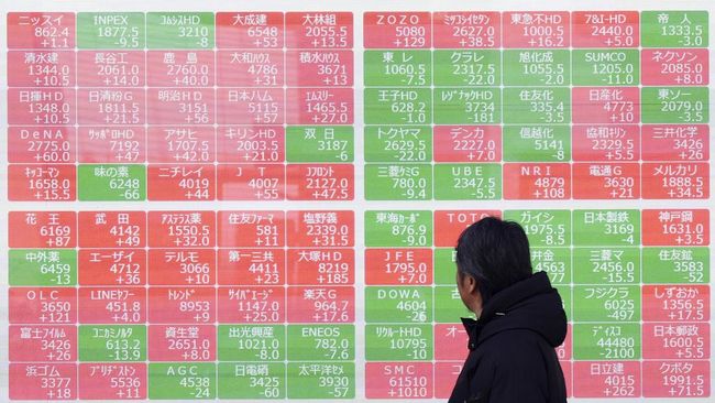 Bursa Asia Ramai-Ramai Melemah Tersengat Kinerja Wall Street