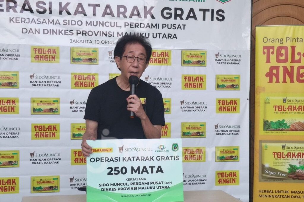 Operasi Katarak Gratis di Ternate, Sido Muncul Kucurkan Dana Rp650 Juta