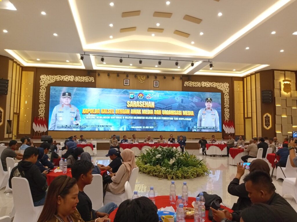 Sarasehan Kapolda Kalsel dengan Awak Media dan Organisasi Media